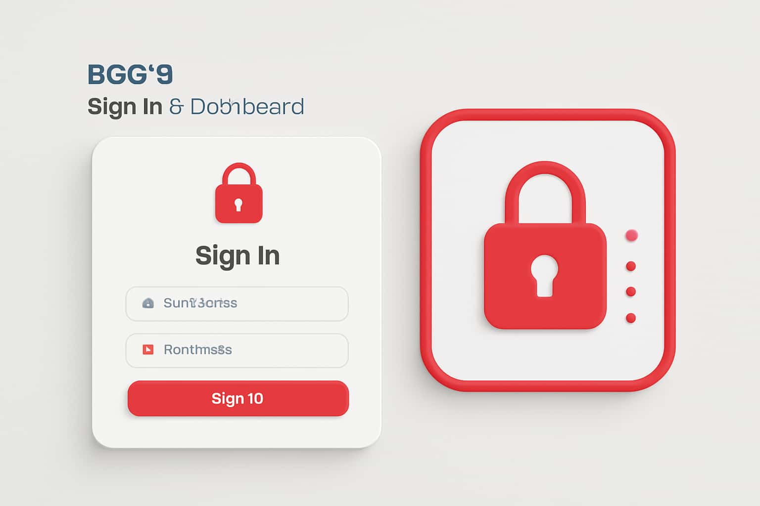 BG678 Sign In & Dashboard Interface