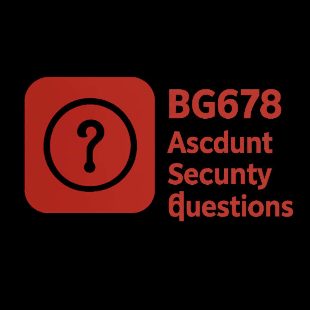 Icon representing BG678 Account Security Questions.