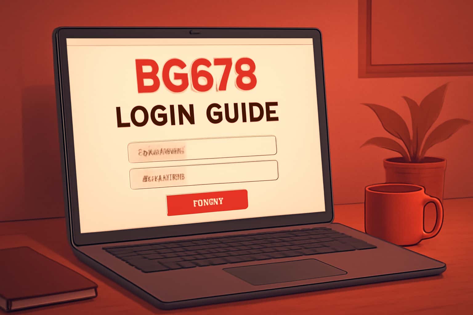 An informative scene illustrating the BG678 Login Guide.