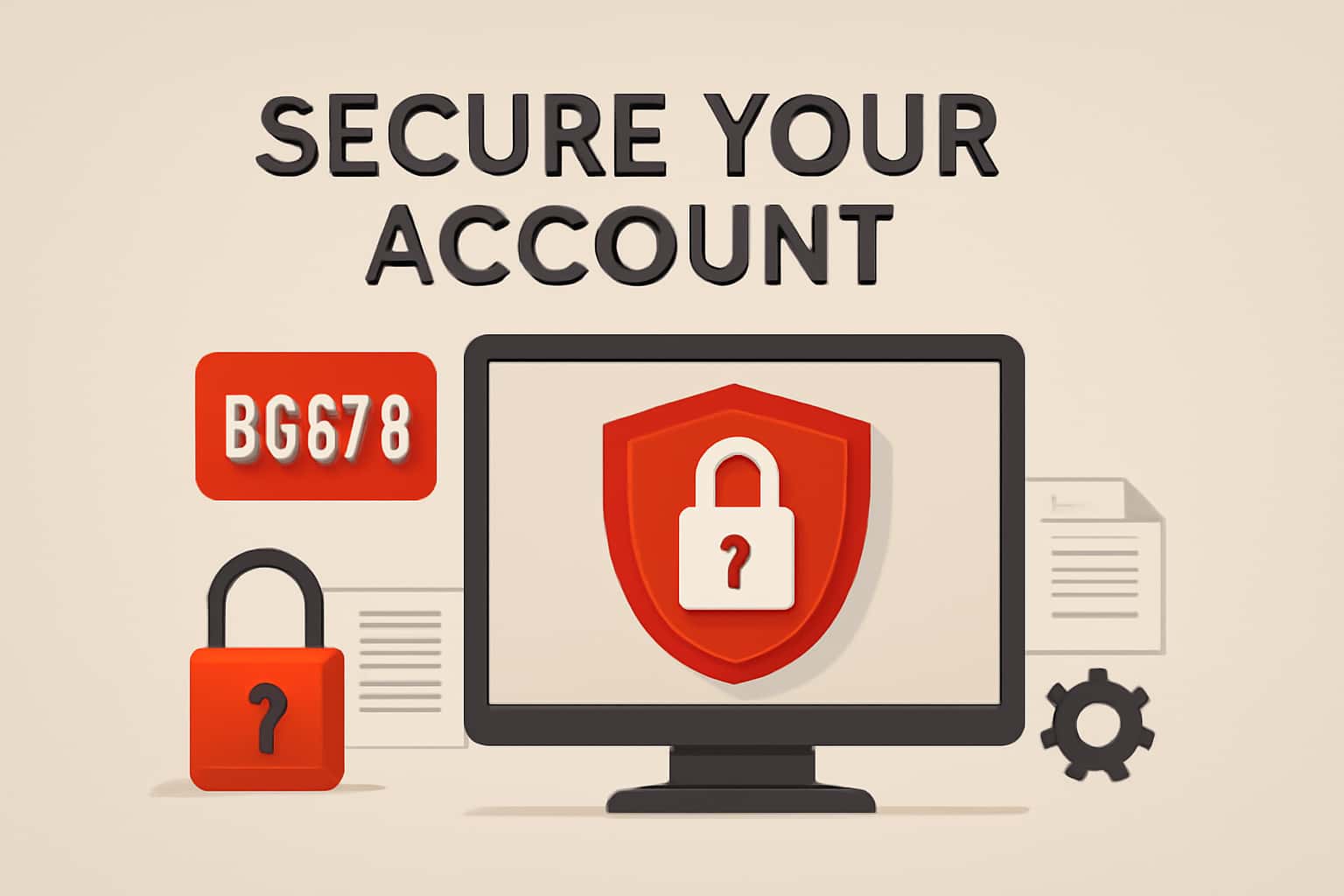 An informative scene depicting secure access processes for BG678.
