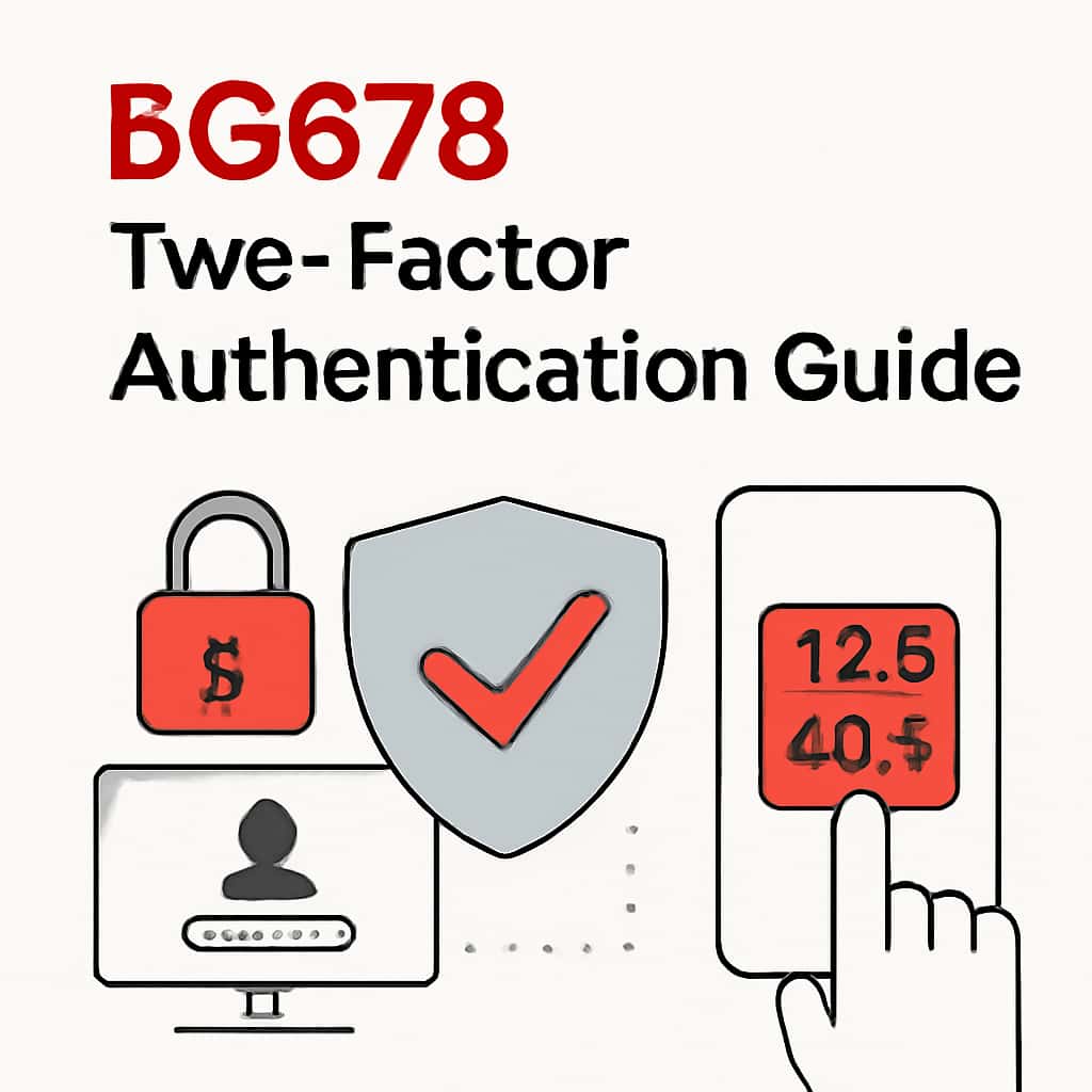Diagram of BG678 Two-Factor Authentication steps.