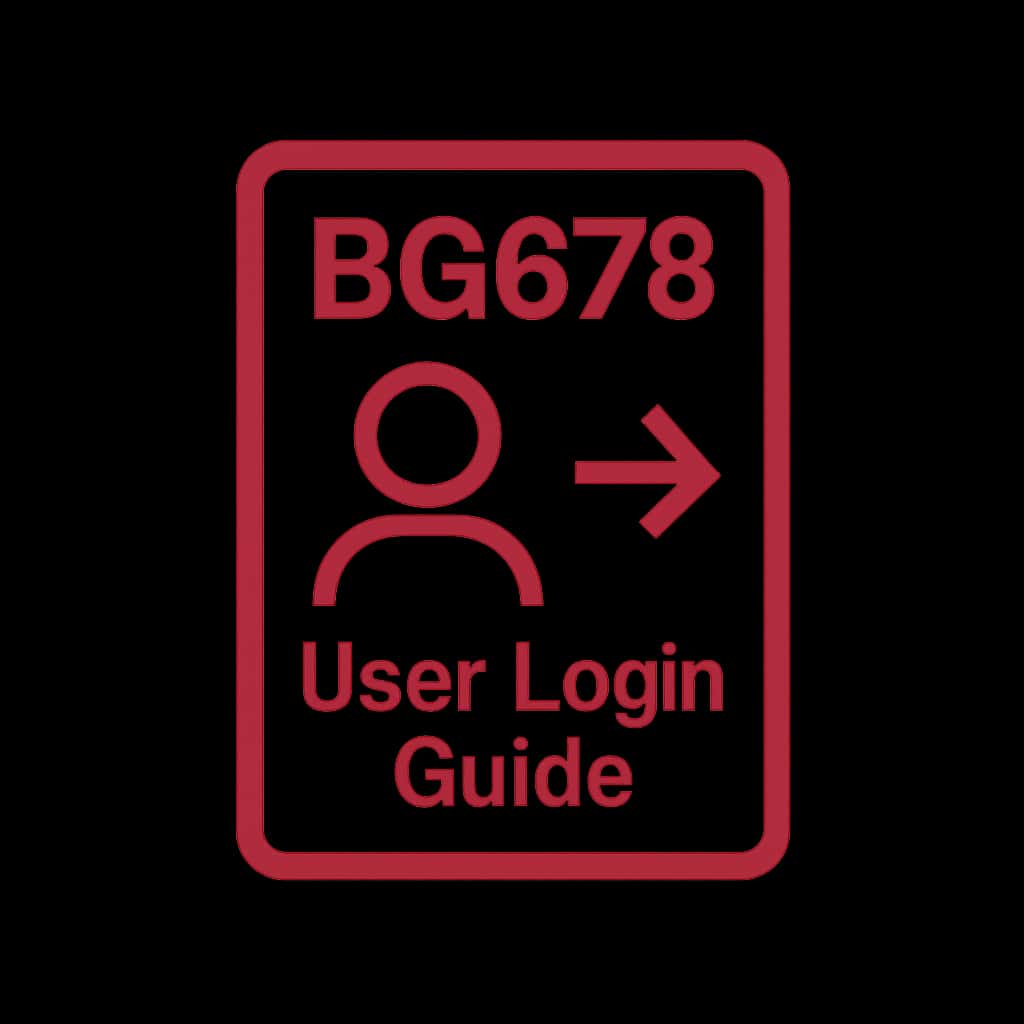 An icon representing the BG678 User Login Guide.