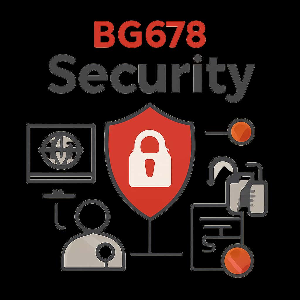 Illustration explaining BG678 Security protocols.